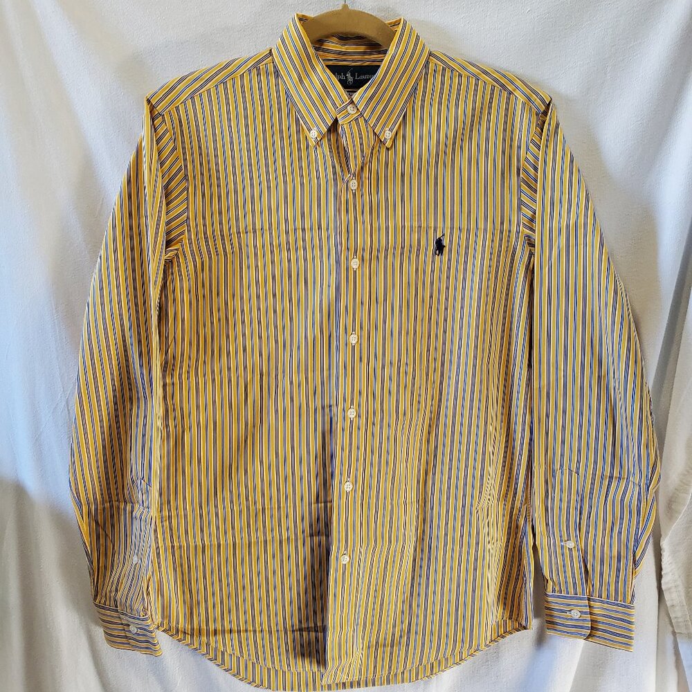 Men's Ralph Lauren Long Sleeve Button Down Shirt Size S